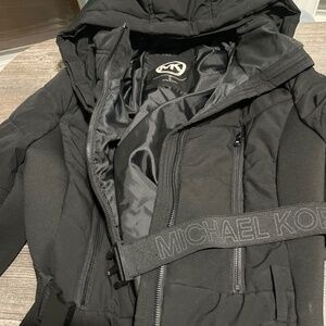 Women’s size L Micheal Kors black medium weight jacket